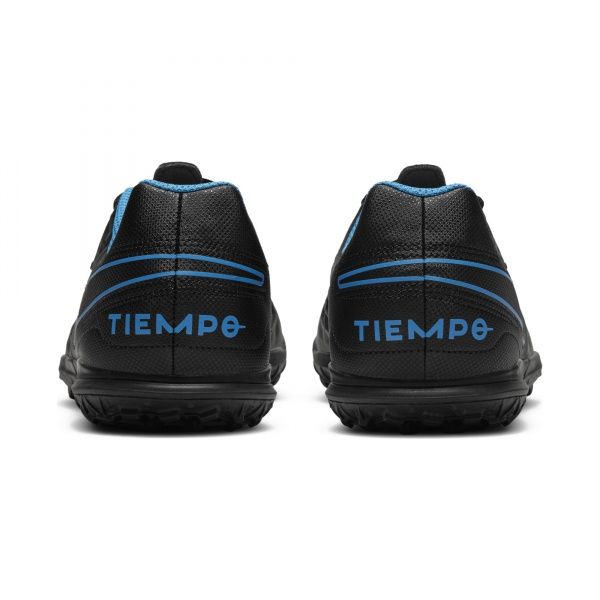 Сороконожки Nike Jr. Tiempo Legend 8 Club TF AT5883-090 р. US 3,5Y черный