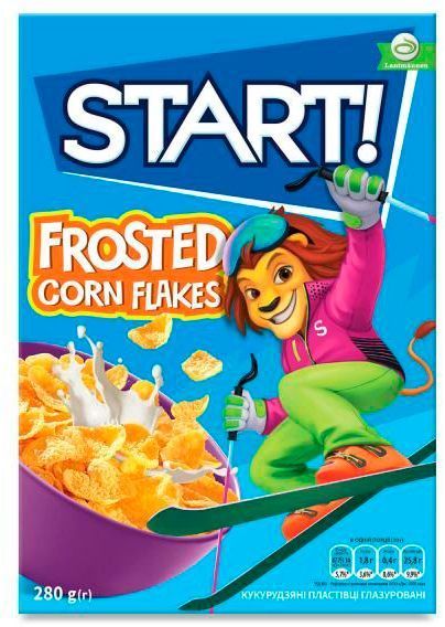 Пластівці AXA глазуровані 280 г 