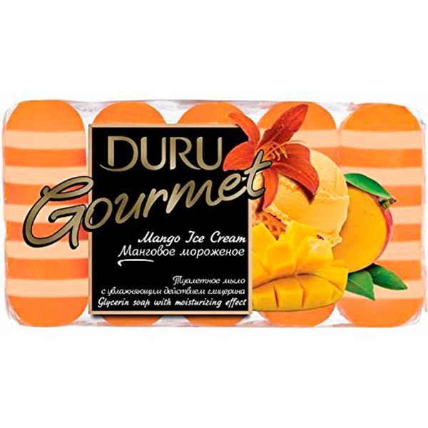 Мыло Duru Gourmet Манговое мороженое 5x75 г