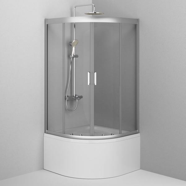Душевое ограждение AM.PM 90х90 см Gem Deep 1/4 Round W90UG-401A090MT