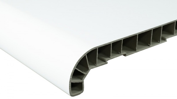 Подоконник Classic premium ПВХ 1100х400х22 мм белый глянцевый 