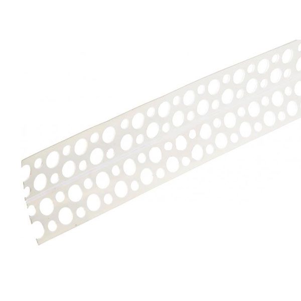 Уголок ПВХ универсальный перфорированный 3 м
