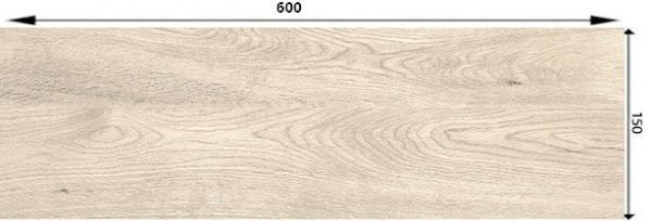 Плитка Golden Tile Alpina Wood бежевий 891920 15x60 