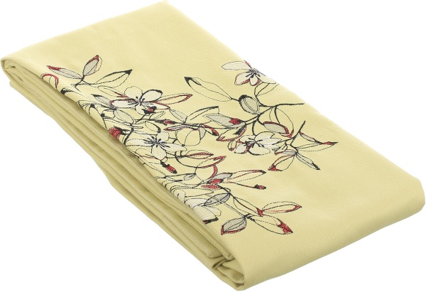 Скатерть «Цветочек» 648-16/00 140x180 см оливковый Эдельвика 