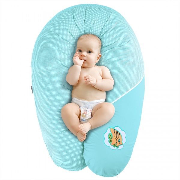 Подушка для вагітних Стандарт 35х200 см бірюза IDEIA