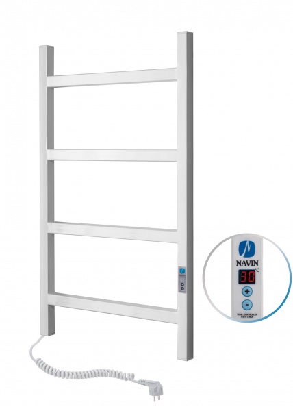 Рушникосушарка електрична NAVIN Nordic 500х800 Digital ліва (білий оксамит) (12-841152-5080)