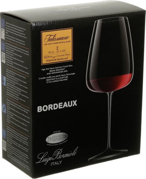 Набор бокалов для вина Talismano 12731/03 700 мл 2 шт. Luigi Bormioli 