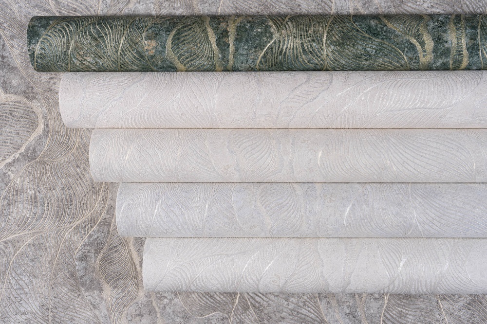 Обои виниловые на флизелиновой основе Славянские обои Le Grand platinum Марсала 8747-06 1,06x10,05 м