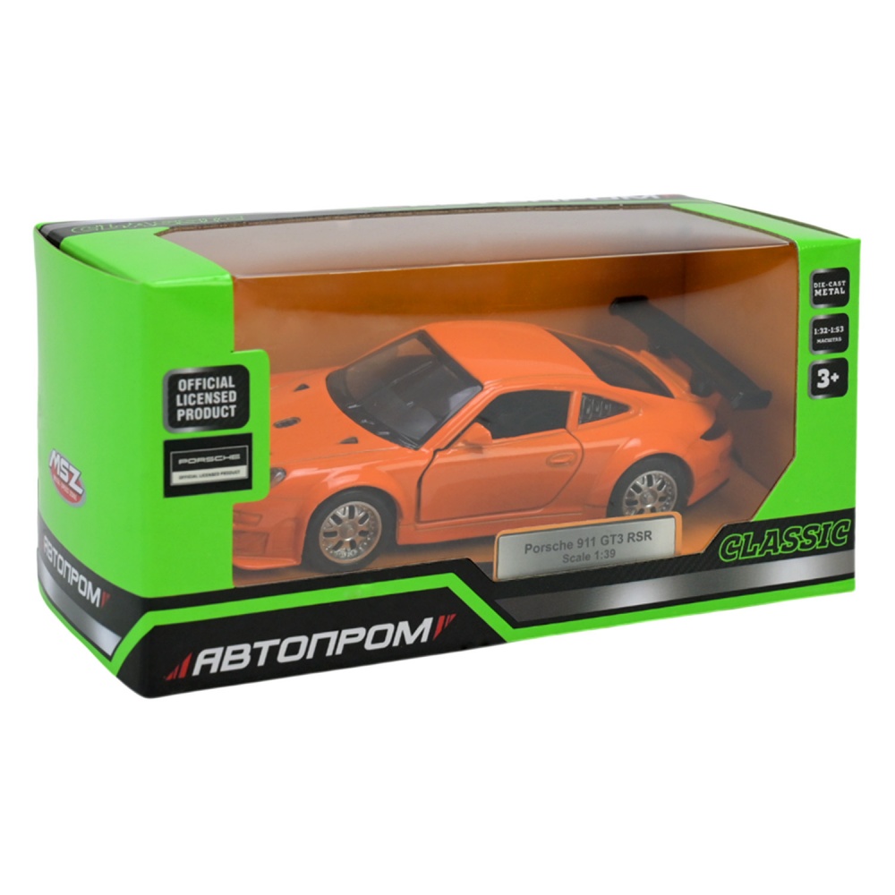Автомодель Автопром 1:39 Porsche 911 GT3 RSR 4347
