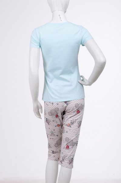 Пижама женская Roksana Mouse 782/12008 р. M голубой с бежевым 