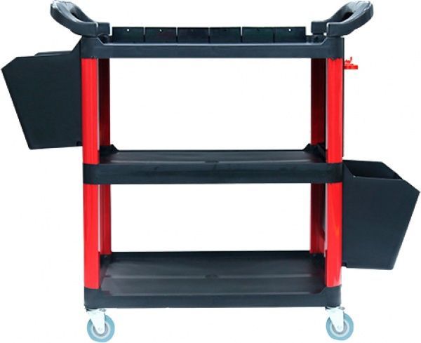 Візок інструментальний G.I.Kraft (3 відкриті полиці, 2 навісних ящика) GI37103