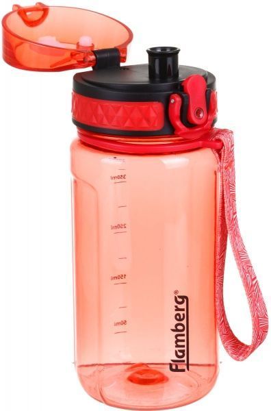 Бутылка для воды Energy 500 мл красная Flamberg