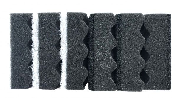 Губка Добра господарочка Black&White Хвиля 6 шт.