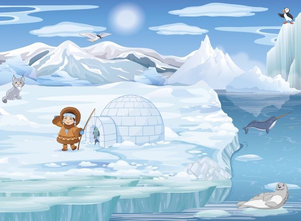 Книга Анастасія Фісіна «Північний полюс. Багаторазові наліпки» 978-966-939-829-1