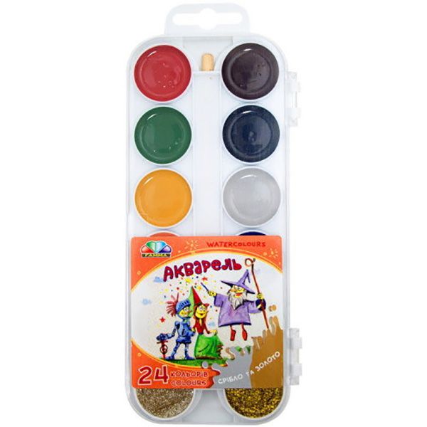 Акварель медовая Сказочный мир 24 цвета Гамма 312070