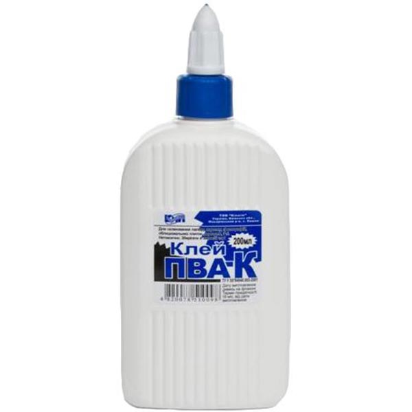 Клей ПВА КиП с суперколпачком 200 мл
