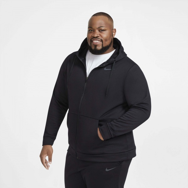 Джемпер Nike M NK TF HD FZ CU6231-010 р. 3XL чорний