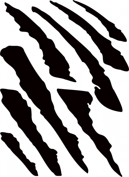 Светоотражающая наклейка LOOM Неровный контур LM-10077-black