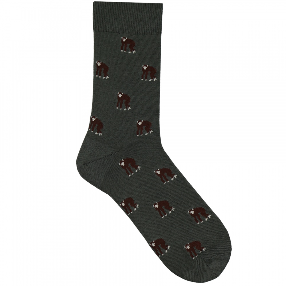 Шкарпетки чоловічі Premier Socks з мавпами р.29 хакі