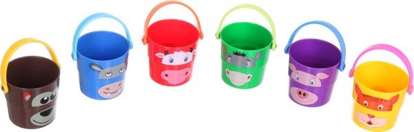 Набір для пісочниці Shantou Відерця 6 шт. I1223207