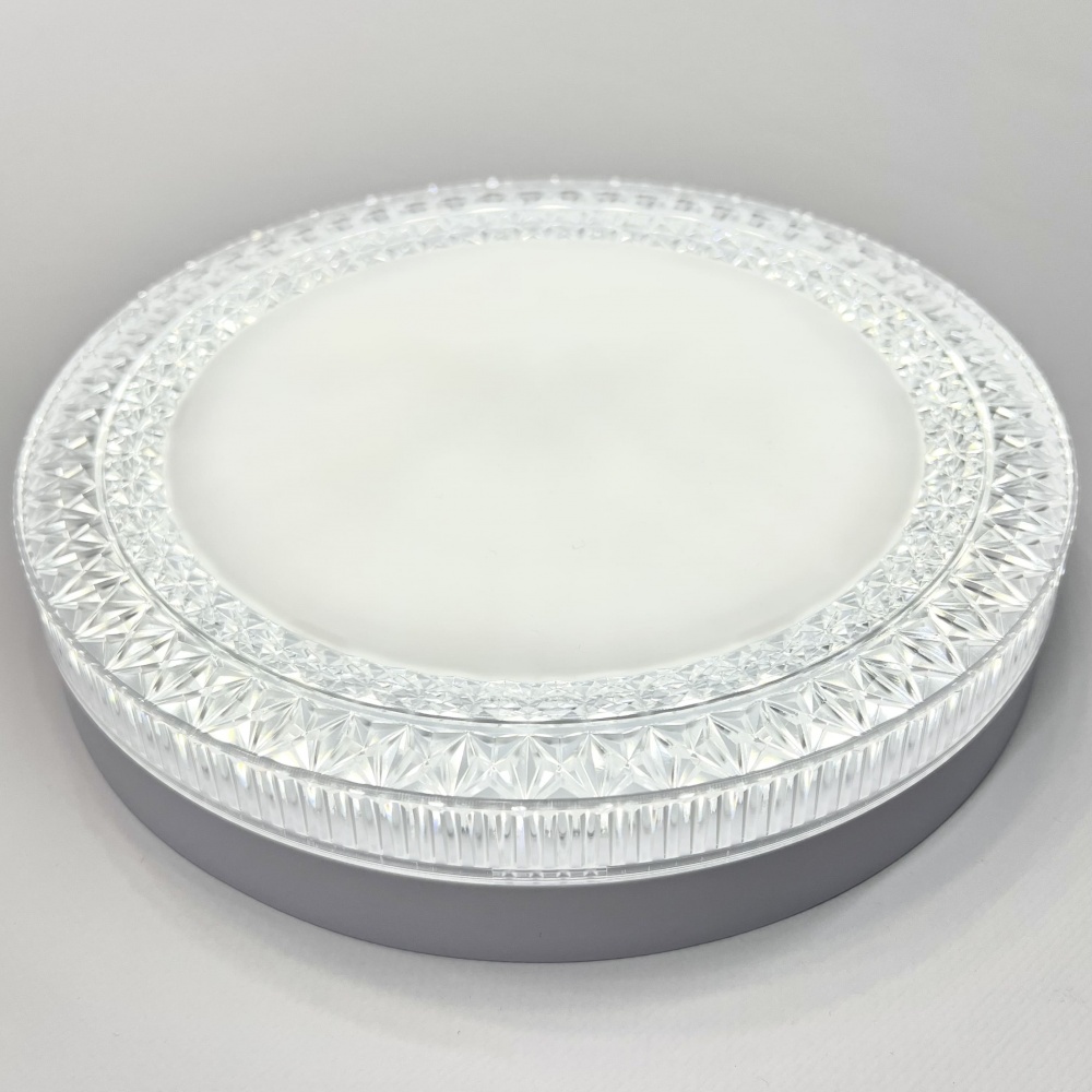 Світильник світлодіодний Sensio 36 Вт білий/прозорий 5000 К MIYA 36W R