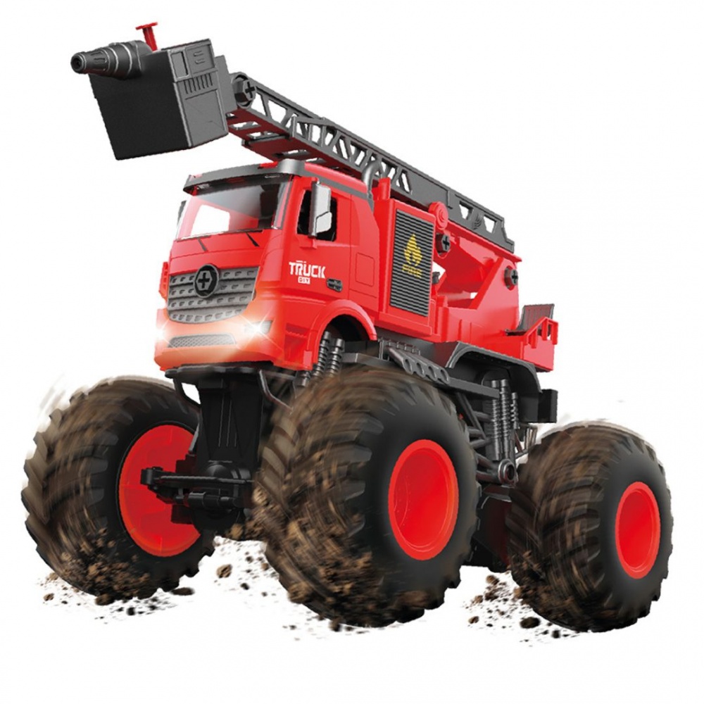 Игрушка на радиоуправлении OTAMANKO Автоконструктор BIGFOOT Пожарный кран с водой 532.02.83