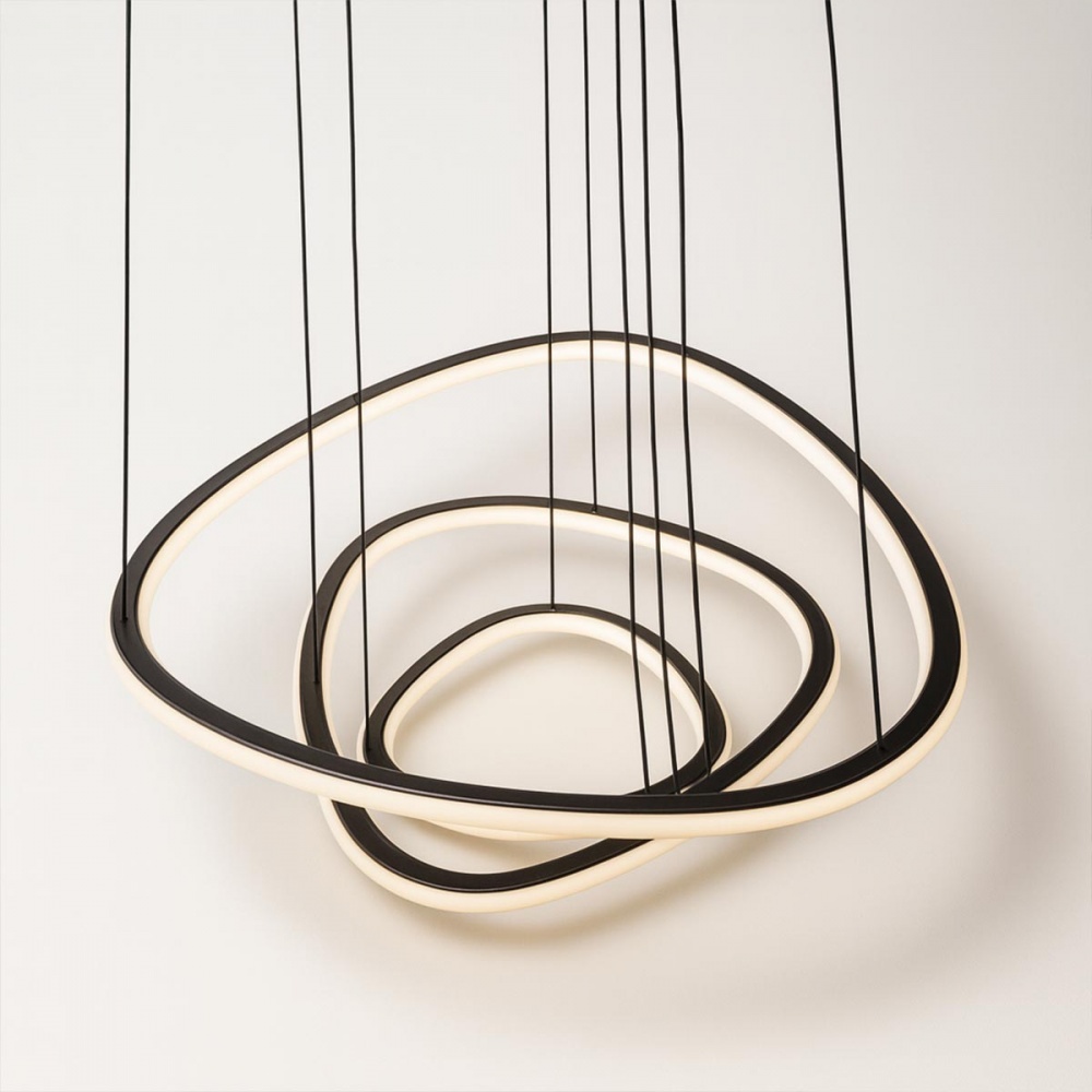 Світильник світлодіодний LIGHT SET LOZA LED 3 PL 5912 3x140 Вт чорний