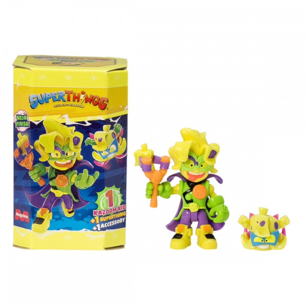 Фігурка-сюрприз колекційна SuperThings Neon Power Казум Кід PST11D066IN00