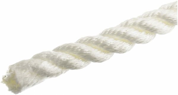 Канат капроновый 26 мм белый