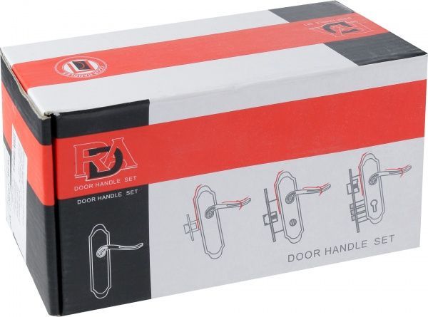 Защелка врезная с ручками RDA Monza матовая латунь