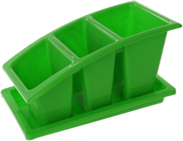 Сушарка для столових приладь Китченмікс, 22*14*11,5 см з піддоном