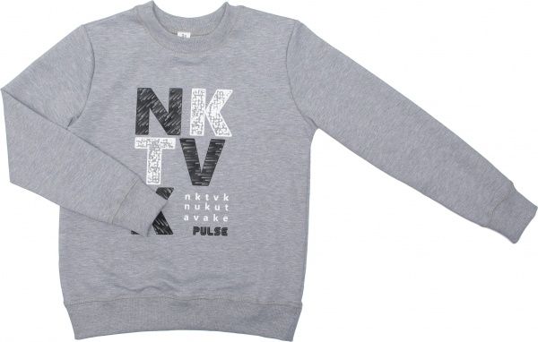 Світшот Luna Kids 5 р.110 сірий меланж 