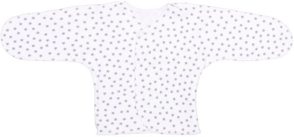 Распашонка детская Bambinelli серая звездочка р.62 белый с рисунком 