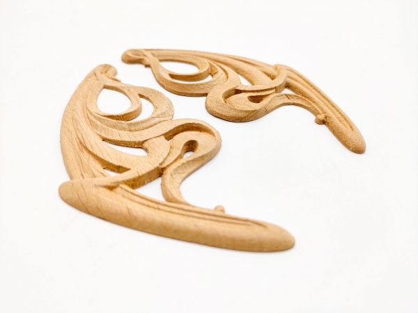 Декоративная панель деревянная угловая 2 шт., CN.04.90 81х90x2 мм 