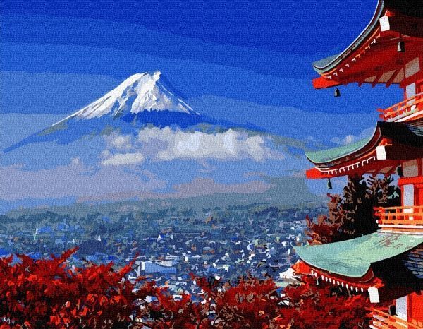 Картина по номерам Вид на гору bk_1005 BookOpt 