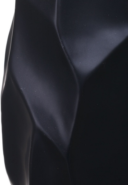 Ваза керамическая черная Figured 12х24 см