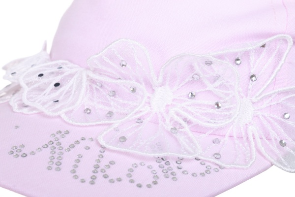 Кепка для дівчаток Pampona 21 L 03 р.48 рожевий 