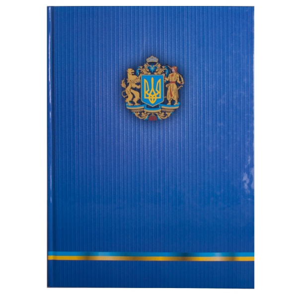 Книга канцелярська UKRAINE А4 96 арк. клітинка асорті Buromax