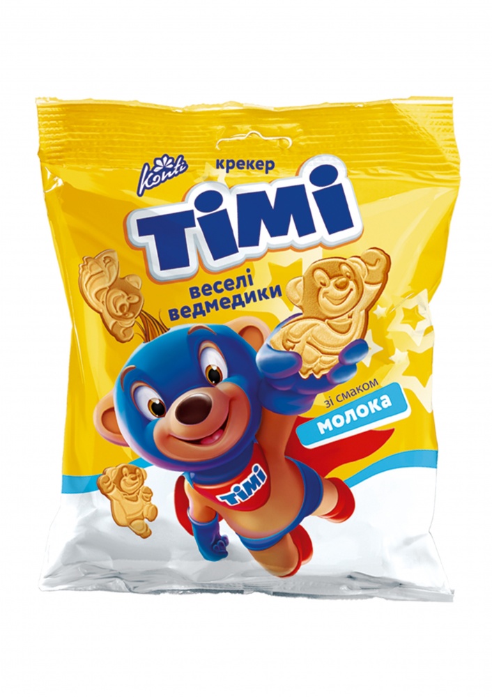 Крекер ТІМІ Веселі ведмедики