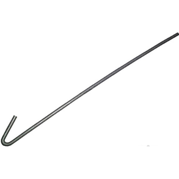 Кріплення стержень закріплюючий із загином D=4.0 мм L=500 мм для монтажу підвісних стель 20 шт./уп. INDUSTRY