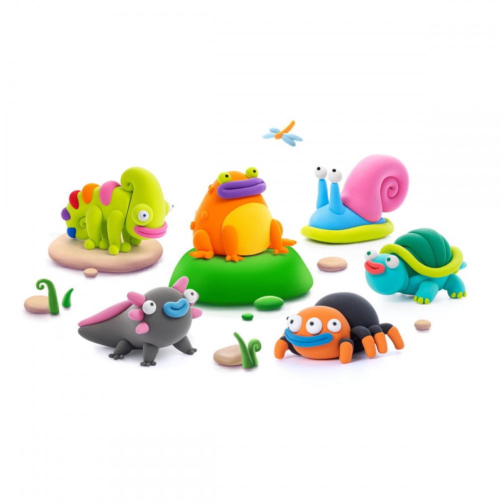 Набір пластиліну Lipaka що твердіє - Екзотичні тварини 15025-UA01