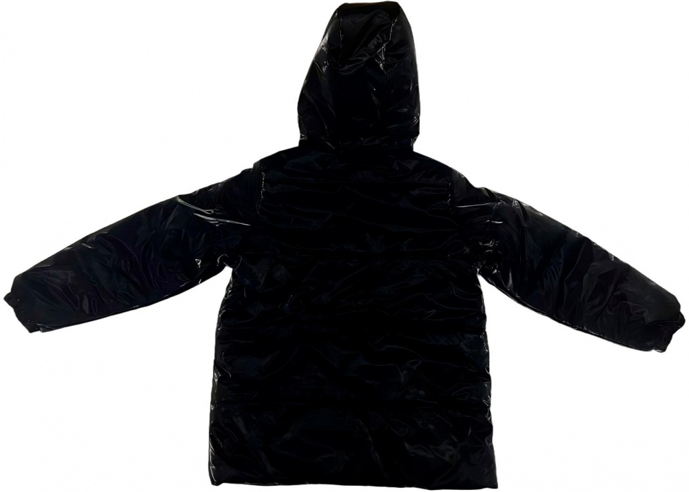 Куртка-пуховик для девочек HW р.128–134 черный RN0715