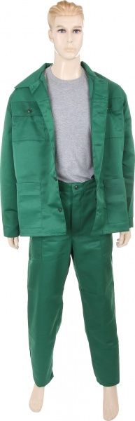 Костюм робочий Торнадо Майстер (куртка та штани) зріст 5/6 р. 44-46 зелений