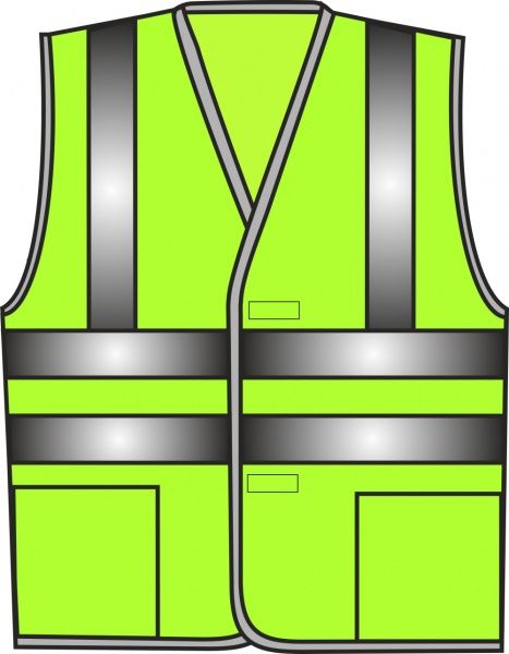 Жилет сигнальный р. 48-50 рост универсальный в ассортименте