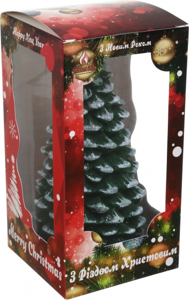 Свічка Ялинка Зелена Pako-If