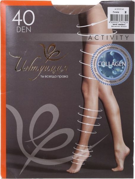 Колготки Интуиция Activity 40 den Daino р. 2 бежевый 1 шт. 