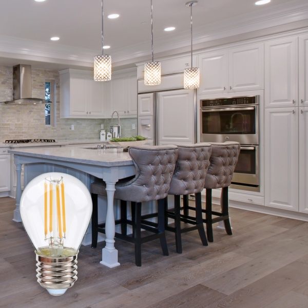 Лампа світлодіодна LightMaster FIL Deco G45 4,5 Вт E27 2700 К 220 В прозора LB-657 