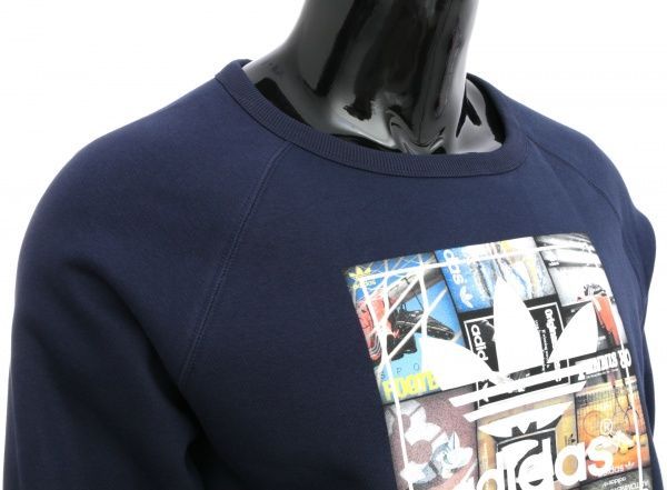 Світшот Adidas BTS CREW AY7799 р. L синій