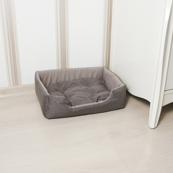 Лежак FX home Rosto 42х34х12 см коричневий