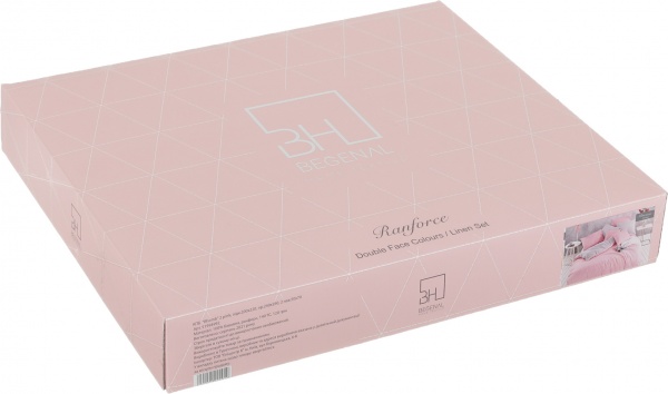 Комплект постельного белья Rhomb 2 140 TC розовый La Nuit 